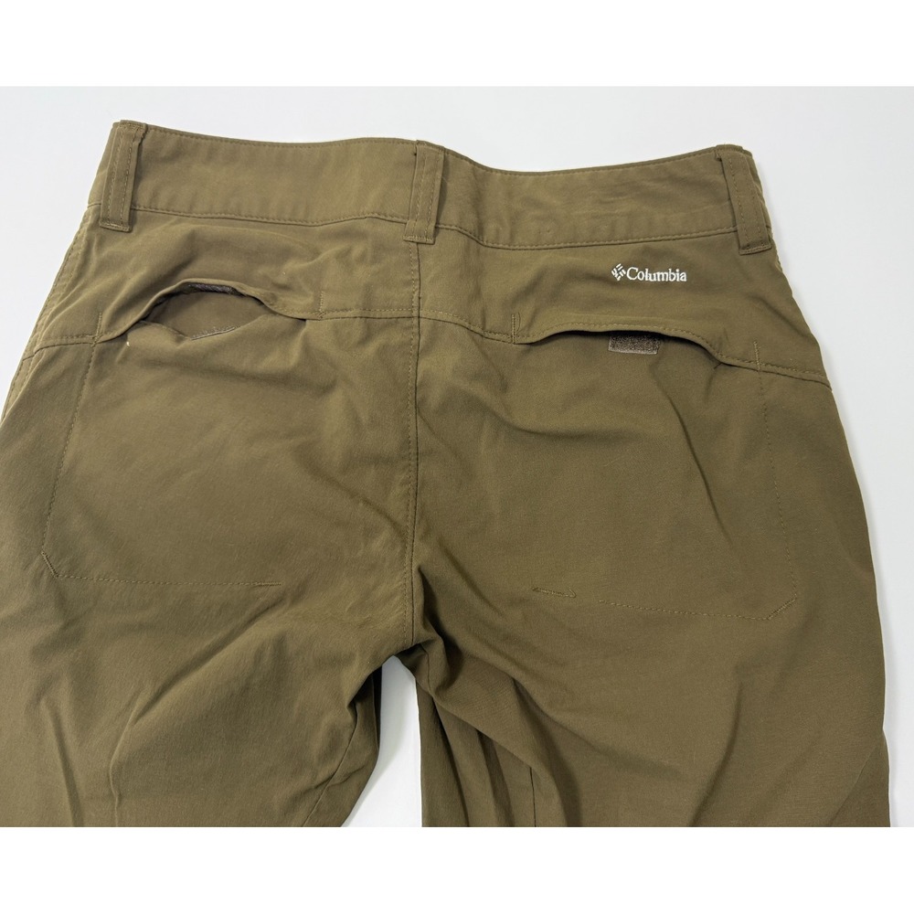 Columbia Omni-Shield Womens 2 Regular Convertible Pants Olive Zip Off Hiking Out - Picture 12 of 16